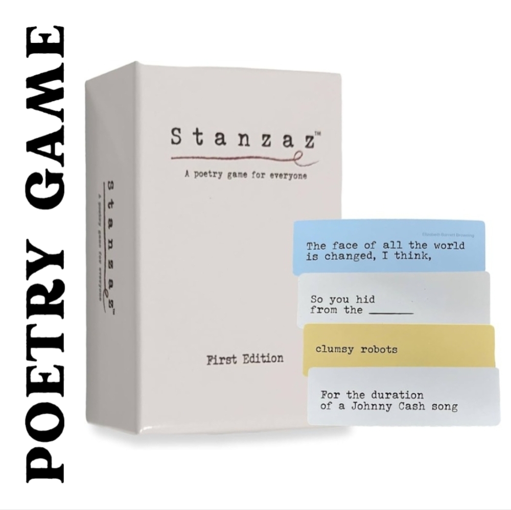 Stanzaz Poetry Game First Edition Literary Creative Card Game
